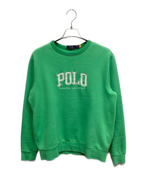 POLO RALPH LAUREN（ポロ・ラルフローレン）POLO RALPH LAUREN (ポロ・ラルフローレン) スウェット グリーン サイズ:Mの古着・服飾アイテム