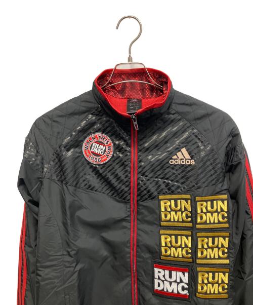 adidas（アディダス）adidas (アディダス) Run-D.M.C. ウインドブレーカー ブラック サイズ:Mの古着・服飾アイテム