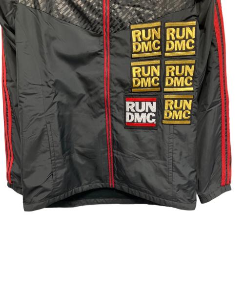 adidas（アディダス）adidas (アディダス) Run-D.M.C. ウインドブレーカー ブラック サイズ:Mの古着・服飾アイテム