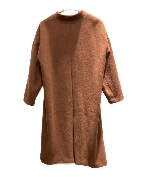JOURNAL STANDARD（ジャーナルスタンダード）JOURNAL STANDARD (ジャーナルスタンダード) ノーカラーコート ブラウン サイズ:Mの古着・服飾アイテム