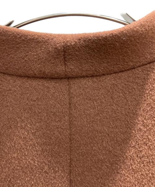 JOURNAL STANDARD（ジャーナルスタンダード）JOURNAL STANDARD (ジャーナルスタンダード) ノーカラーコート ブラウン サイズ:Mの古着・服飾アイテム