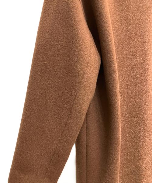 JOURNAL STANDARD（ジャーナルスタンダード）JOURNAL STANDARD (ジャーナルスタンダード) ノーカラーコート ブラウン サイズ:Mの古着・服飾アイテム