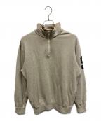 POLO RALPH LAURENポロ・ラルフローレン）の古着「90sハーフジップスウェット」｜グレー