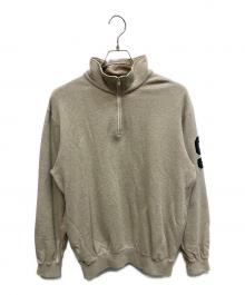 POLO RALPH LAUREN（ポロ・ラルフローレン）の古着「90sハーフジップスウェット」｜グレー