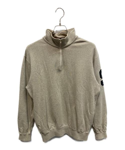 POLO RALPH LAUREN（ポロ・ラルフローレン）POLO RALPH LAUREN (ポロ・ラルフローレン) 90sハーフジップスウェット グレー サイズ:Mの古着・服飾アイテム