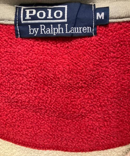 POLO RALPH LAUREN（ポロ・ラルフローレン）POLO RALPH LAUREN (ポロ・ラルフローレン) 90sハーフジップスウェット グレー サイズ:Mの古着・服飾アイテム