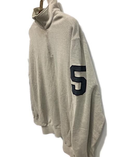 POLO RALPH LAUREN（ポロ・ラルフローレン）POLO RALPH LAUREN (ポロ・ラルフローレン) 90sハーフジップスウェット グレー サイズ:Mの古着・服飾アイテム