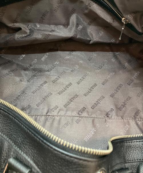 Gold Pfeil（ゴールドファイル）Gold Pfeil (ゴールドファイル) Mercedes Benz (メルセデスベンツ) ボストンバッグ ブラックの古着・服飾アイテム