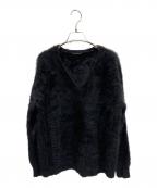 L'appartementアパルトモン）の古着「Vネック 厚手ニット」｜ブラック