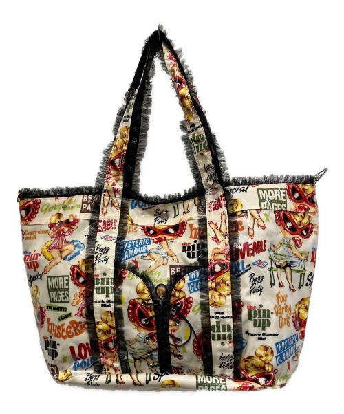 Hysteric Glamour（ヒステリックグラマー）Hysteric Glamour (ヒステリックグラマー) ポーチ付きバッグ ベージュの古着・服飾アイテム