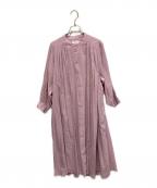 MARIHA×IENAマリハ×イエナ）の古着「鳥の歌のドレス 長袖ワンピース」｜ピンク