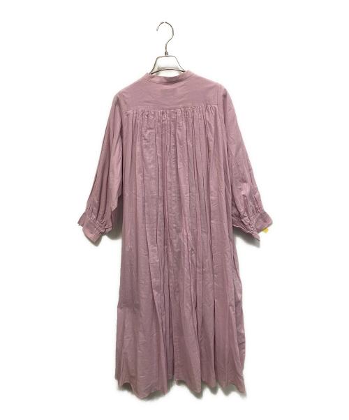 MARIHA（マリハ）MARIHA (マリハ) IENA (イエナ) 鳥の歌のドレス 長袖ワンピース ピンク サイズ:36の古着・服飾アイテム