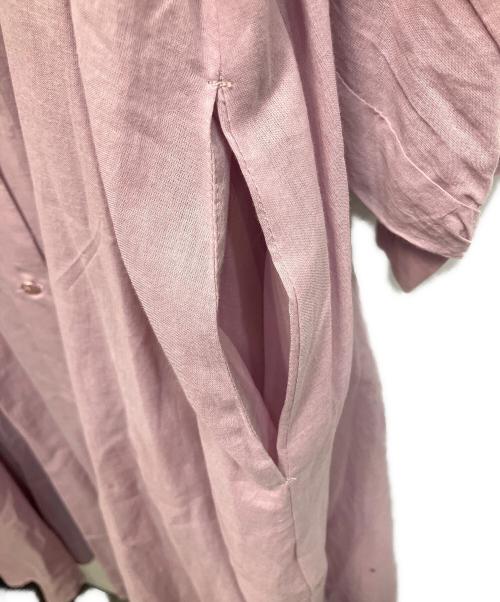 MARIHA（マリハ）MARIHA (マリハ) IENA (イエナ) 鳥の歌のドレス 長袖ワンピース ピンク サイズ:36の古着・服飾アイテム