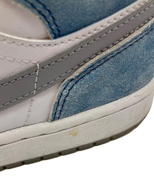 NIKE（ナイキ）NIKE (ナイキ) AIR JORDAN 1MID SE ハイカットスニーカー スカイブルー×ホワイト サイズ:26cmの古着・服飾アイテム