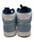 中古・古着 NIKE (ナイキ) AIR JORDAN 1MID SE ハイカットスニーカー スカイブルー×ホワイト サイズ:26cm：10000円