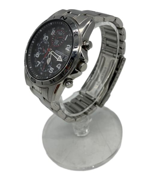 SEIKO（セイコー）SEIKO (セイコー) クォーツ SSブレスレット クロノグラフの古着・服飾アイテム