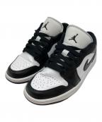 NIKEナイキ）の古着「Women's Air Jordan 1 Low ローカットスニーカー」｜ホワイト×ブラック