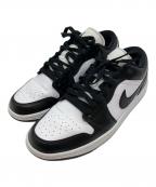 NIKEナイキ）の古着「Women's Air Jordan 1 Low ローカットスニーカー」｜ホワイト×ブラック