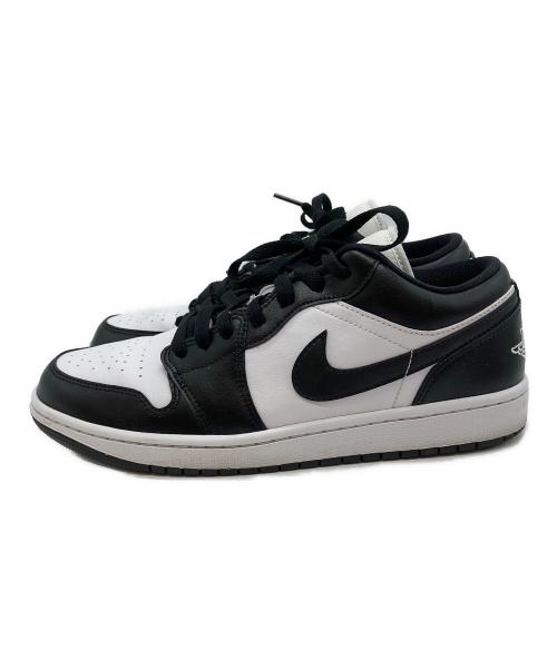 NIKE（ナイキ）NIKE (ナイキ) Women's Air Jordan 1 Low ローカットスニーカー ホワイト×ブラック サイズ:27.5cmの古着・服飾アイテム