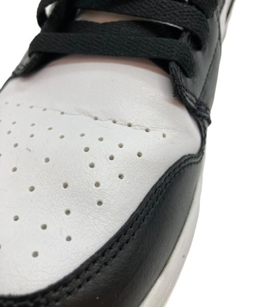 NIKE（ナイキ）NIKE (ナイキ) Women's Air Jordan 1 Low ローカットスニーカー ホワイト×ブラック サイズ:27.5cmの古着・服飾アイテム