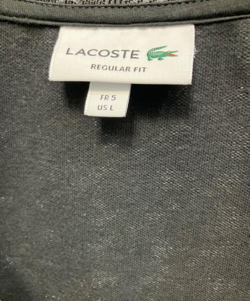 LACOSTE（ラコステ）LACOSTE (ラコステ) モノグラムジャカード トラックジャケット ブラック サイズ:Lの古着・服飾アイテム