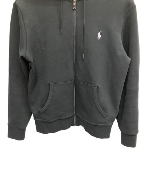 POLO RALPH LAUREN（ポロ・ラルフローレン）POLO RALPH LAUREN (ポロ・ラルフローレン) ジップパーカー ブラック サイズ:Sの古着・服飾アイテム