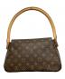 LOUIS VUITTON (ルイ ヴィトン) モノグラム ミニルーピング ハンドバッグ ブラウン：110000円