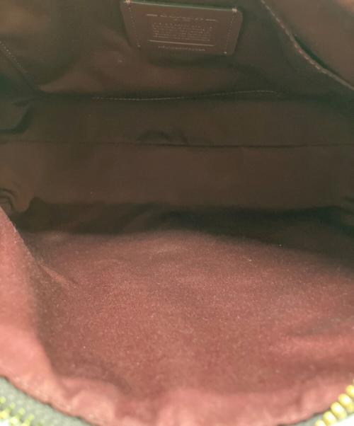 COACH（コーチ）COACH (コーチ) シグネチャー 2WAYバッグ ベージュ×ブラウンの古着・服飾アイテム