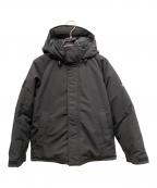 DANTONダントン）の古着「DOWN ARMY HOODED JACKET ダウンアーミーフーデッドジャケット」｜ブラック