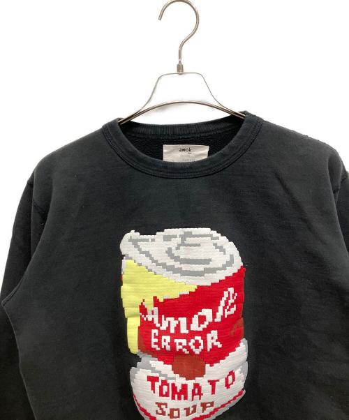 amok（アモク）amok (アモク) トマトスープ缶 スウェット ブラック サイズ:Sの古着・服飾アイテム