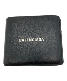 BALENCIAGA（バレンシアガ）の古着「2つ折り財布」｜ブラック