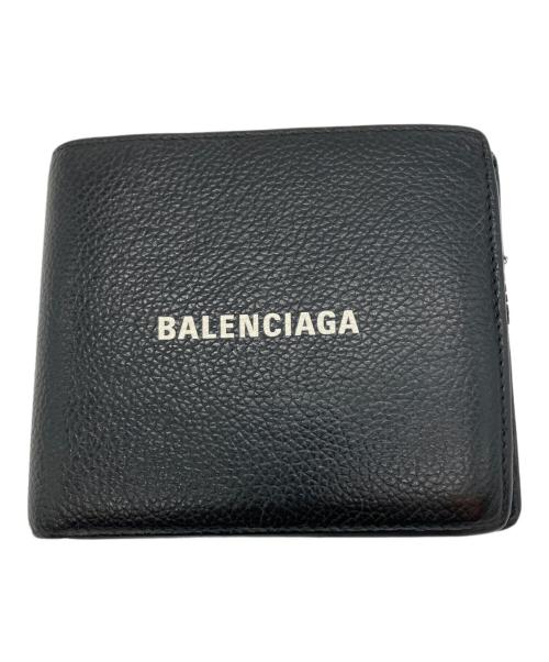 BALENCIAGA（バレンシアガ）BALENCIAGA (バレンシアガ) 2つ折り財布 ブラックの古着・服飾アイテム