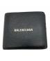 BALENCIAGA（バレンシアガ）の古着「2つ折り財布」｜ブラック