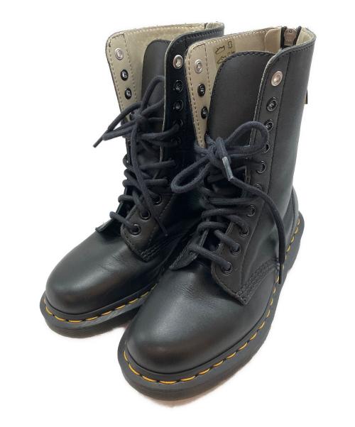 Dr.Martens（ドクターマーチン）Dr.Martens (ドクターマーチン) Y's (ワイズ) 10 EYE BOOT 10ホールブーツ ブラック サイズ:UK 4の古着・服飾アイテム