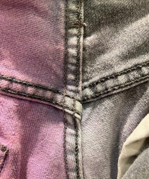 LEVI'S（リーバイス）LEVI'S (リーバイス) 501 リメイク品 USA製 90s デニムパンツ ブラック×パープル サイズ:W30の古着・服飾アイテム