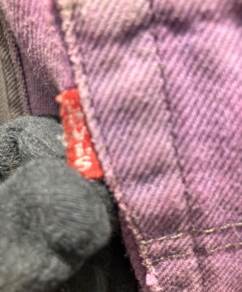 LEVI'S（リーバイス）LEVI'S (リーバイス) 501 リメイク品 USA製 90s デニムパンツ ブラック×パープル サイズ:W30の古着・服飾アイテム
