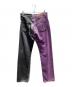 LEVI'S (リーバイス) 501 リメイク品 USA製 90s デニムパンツ ブラック×パープル サイズ:W30：8000円