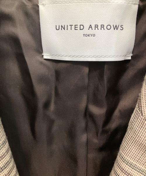 UNITED ARROWS（ユナイテッドアローズ）UNITED ARROWS (ユナイテッドアローズ) ダブルブレザージャケット ブラウン サイズ:38の古着・服飾アイテム