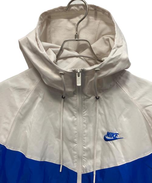 NIKE（ナイキ）NIKE (ナイキ) NSW HERITAGE ES WINDRUNNER ウインドブレーカー ベージュ×ブルー サイズ:Mの古着・服飾アイテム