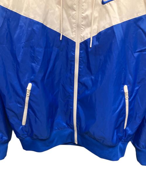 NIKE（ナイキ）NIKE (ナイキ) NSW HERITAGE ES WINDRUNNER ウインドブレーカー ベージュ×ブルー サイズ:Mの古着・服飾アイテム