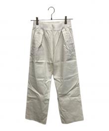 MUSE（ミューズ）の古着「タックパンツ」｜ホワイト