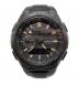 CASIO（カシオ）の古着「ウェーブセプター 電波ソーラー リストウォッチ」｜ブラック