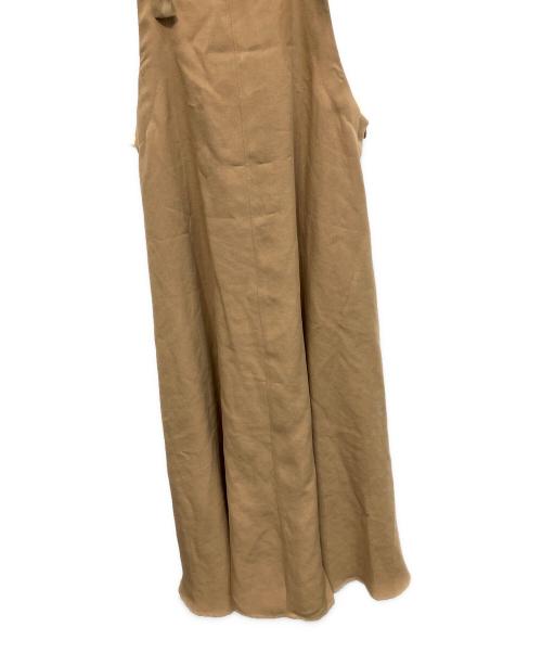 BEARDSLEY（ビアズリー）BEARDSLEY (ビアズリー) フレアージャンパースカート ブラウン サイズ:Freeの古着・服飾アイテム