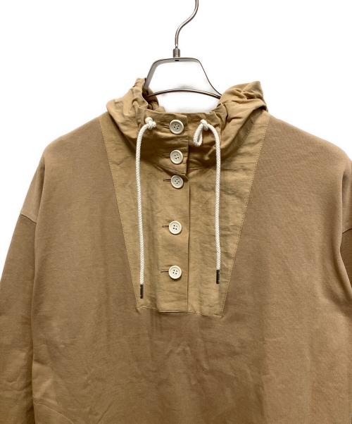 BEARDSLEY（ビアズリー）BEARDSLEY (ビアズリー) 長袖ワンピース ベージュ サイズ:Freeの古着・服飾アイテム