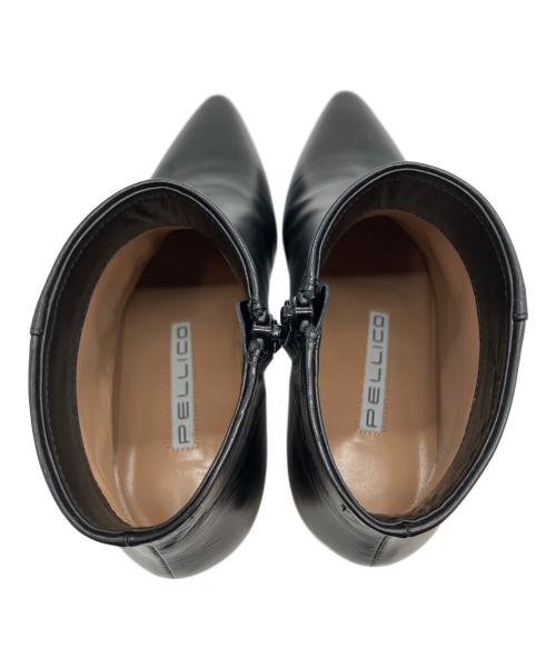 PELLICO（ペリーコ）PELLICO (ペリーコ) ショートブーツ ブラック サイズ:35 1/2の古着・服飾アイテム