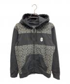 COACHコーチ）の古着「ジップパーカー」｜ブラック