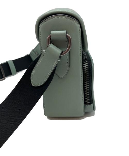 COACH（コーチ）COACH (コーチ) シグネチャーレザー サリバン フラップ クロスボディ カーキの古着・服飾アイテム