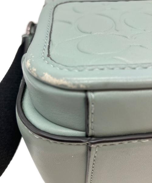 COACH（コーチ）COACH (コーチ) シグネチャーレザー サリバン フラップ クロスボディ カーキの古着・服飾アイテム