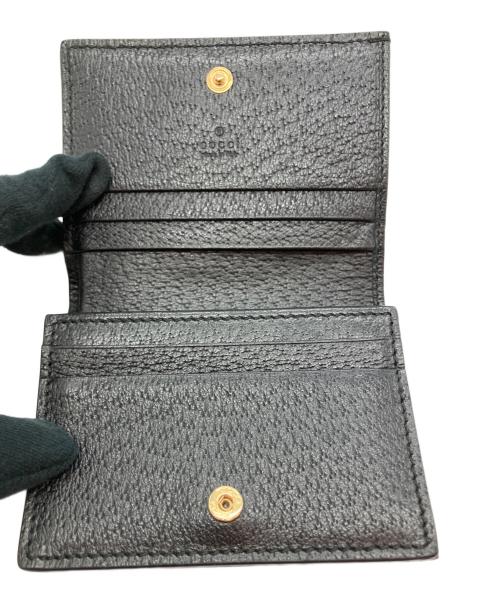 GUCCI（グッチ）GUCCI (グッチ) オフィディアGG マーモント シェリーライン ミニウォレット ブラックの古着・服飾アイテム