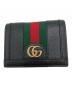 GUCCI（グッチ）の古着「オフィディアGG マーモント シェリーライン ミニウォレット」｜ブラック